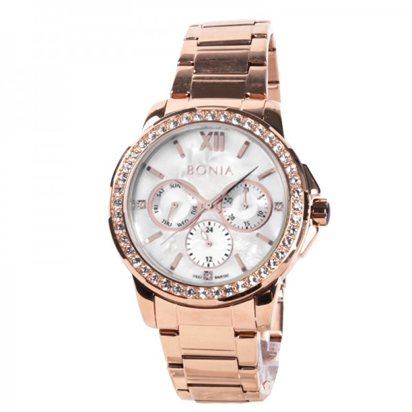 Bonia BR190-2553S Rosegold White Lady